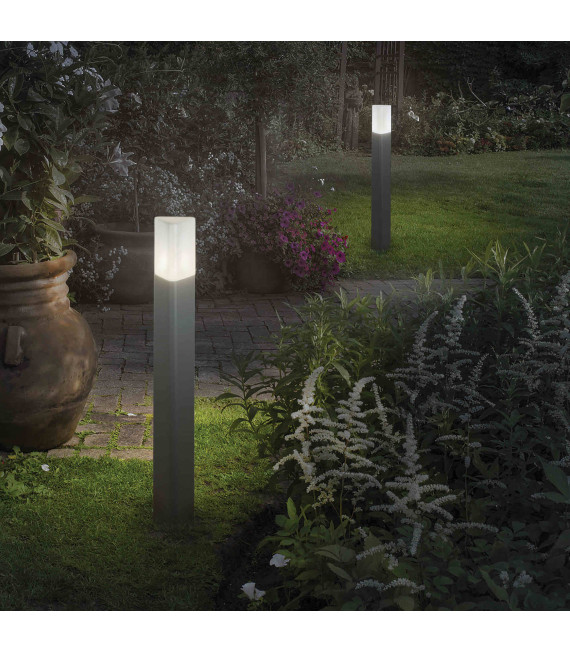 PULSAR Graue Stehlampe 1 Glühbirne