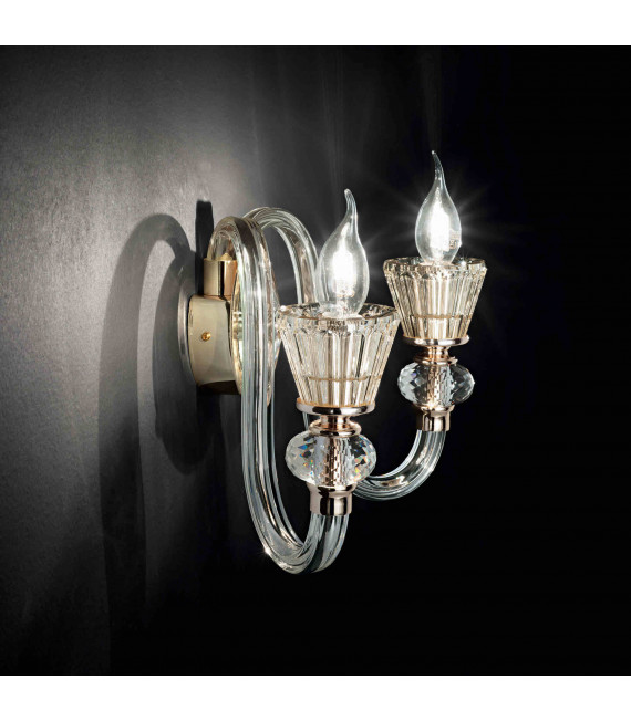 STRAUSS golden wall light 2 bulbs