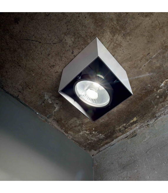 Plafoniera design bianca MOOD 1 lampadina