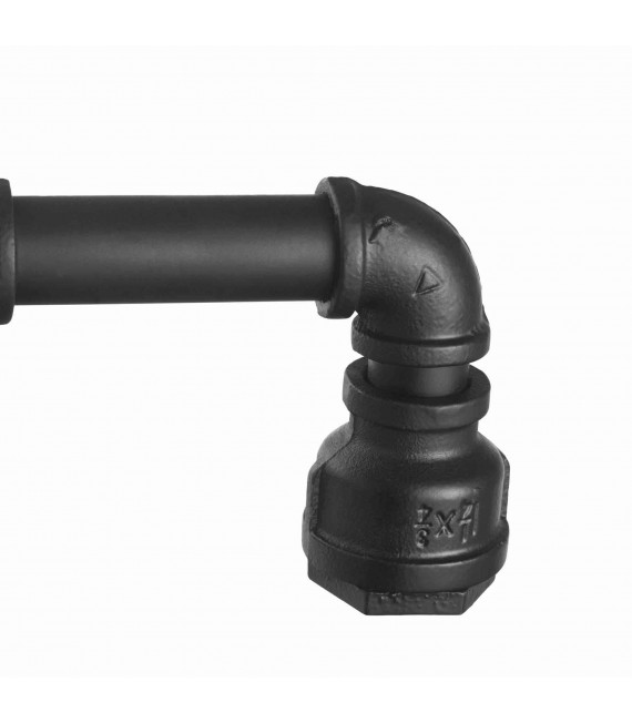Applique murale Noire PLUMBER 3 ampoules