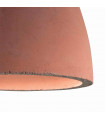 Terracotta pendant light OIL 1 bulb
