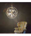 KONSE Golden Pendant Light 7 bulbs