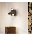 Corten ceiling lamp BOB MINI 3 bulbs