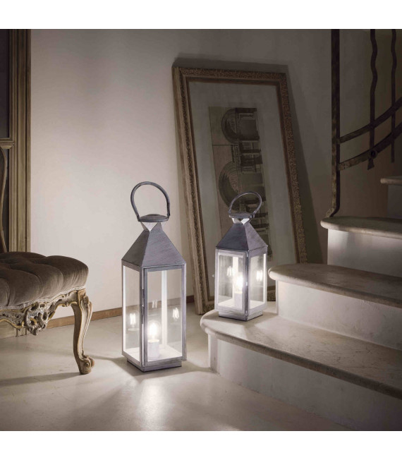 Lampada da tavolo a 1 luce in metallo bianco MERMAID