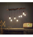 Corten ELECTRIC pendant light 8 bulbs