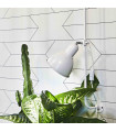 White wall lamp SHOWER 1 bulb