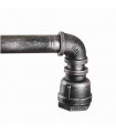Suspension Noire antique PLUMBER 1 ampoule