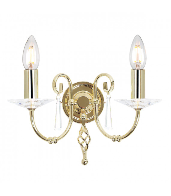 Applique murale Aegean Laiton poli 22 Cm