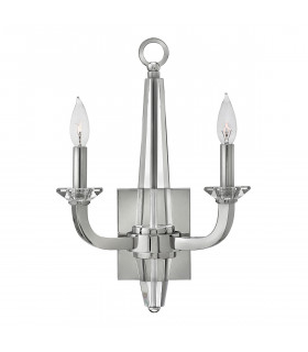 Applique murale Ascher Nickel poli