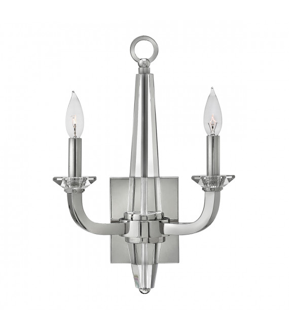Applique murale Ascher Nickel poli