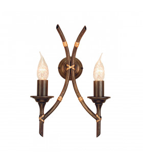 Applique murale Bamboo Bronze patine 33