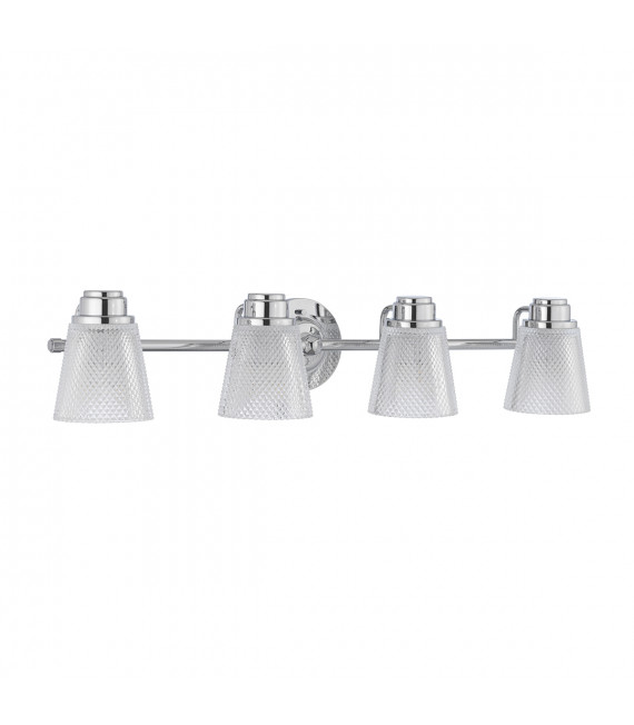 Applique murale Hudson Chrome poli