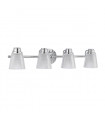 Applique murale Hudson Chrome poli
