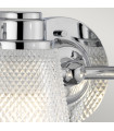 Applique murale Hudson Chrome poli
