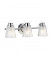 Applique murale Hudson Chrome poli