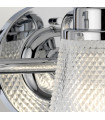 Applique murale Hudson Chrome poli