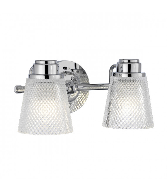 Applique murale Hudson Chrome poli