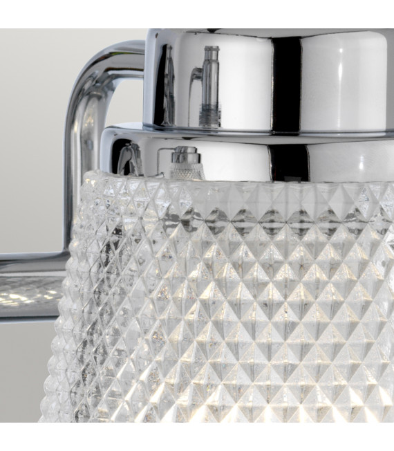 Applique murale Hudson Chrome poli