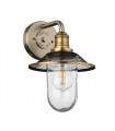 Applique murale Rigby Nickel antique avec laiton héritier