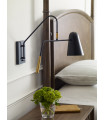 Applique murale Simon Minuit Noir 43,9 Cm