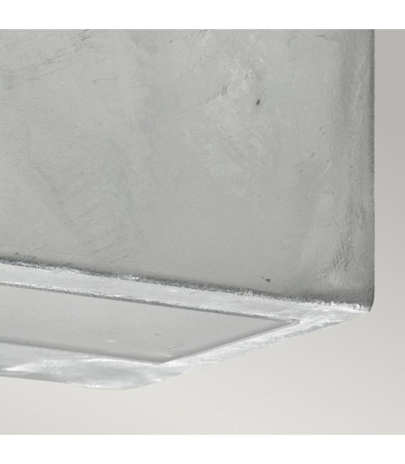 Applique murale de jardin Asker Galvanisé 12 Cm