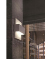Applique murale de jardin Geneve Aluminium 31 Cm