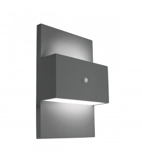 Applique murale de jardin Geneve Graphite 31 Cm