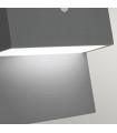 Applique murale de jardin Geneve Graphite 31 Cm