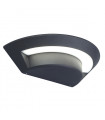 Applique murale de jardin Kasper Graphite 7 Cm