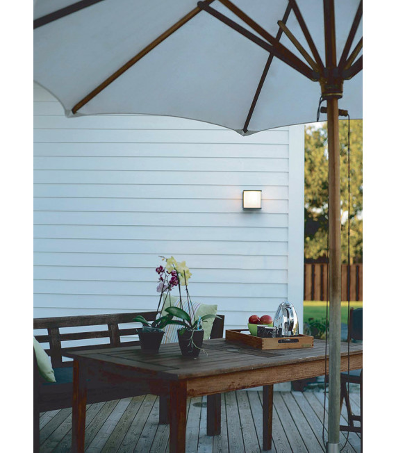 Applique murale de jardin Torsten Graphite 16,5 Cm