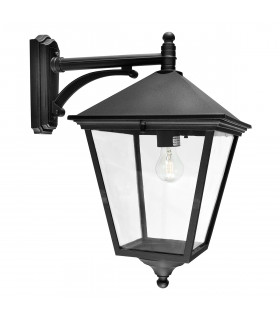Applique murale de jardin Turin Grande Noir 56 Cm