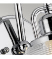 Applique murale salle de bains Dublin Chrome poli 24,6 Cm