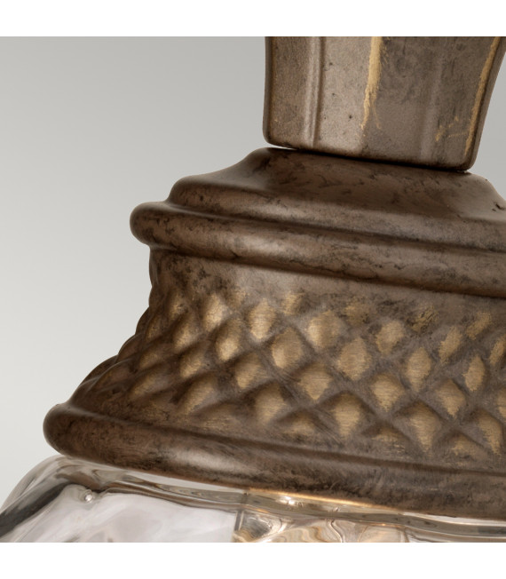 Applique murale salle de bains Plantation Perle bronze 22 Cm