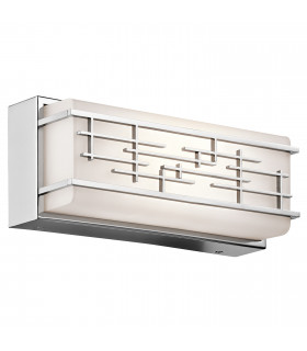 Applique murale salle de bains Zolon Chrome 12