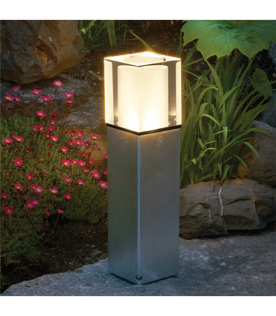 Borne de jardin Arendal Noir 49 Cm