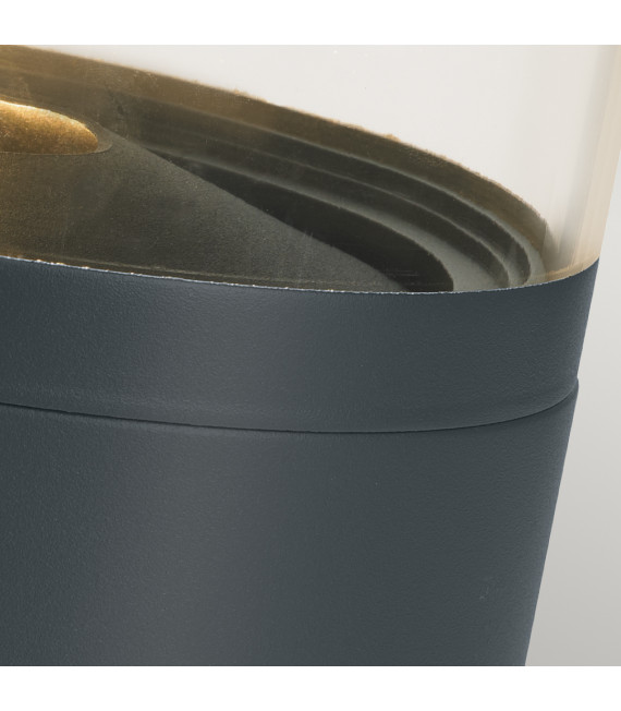 Borne de jardin Stavanger Graphite 28 Cm