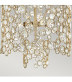 Chandelier Anya Feuille d'argent 41,9 Cm