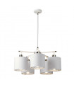 Chandelier Balance Nickel blanc / poli 25 Cm