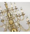 Chandelier Cambridge Laiton bruni 119,2 Cm