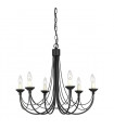 Chandelier Carisbrooke Noir 58 Cm