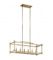 Chandelier Cayden Laiton naturel 37
