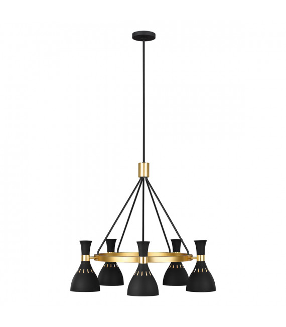 Chandelier Joan Laiton noir / bruni de minuit 69