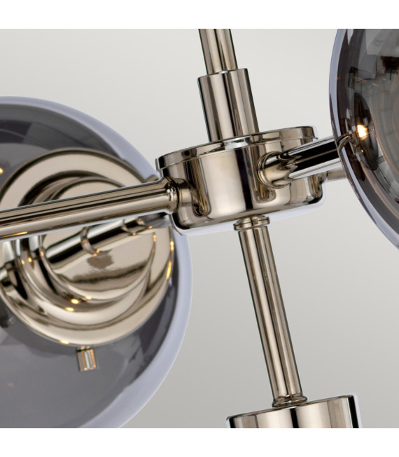 Chandelier Kula Nickel poli 34,1 Cm