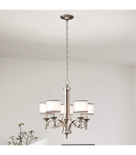 Chandelier Lacey Étain antique 65,6 Cm
