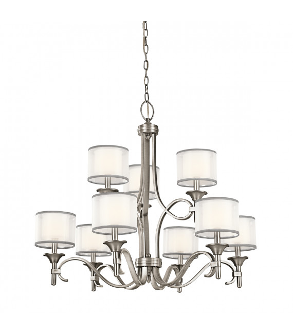 Chandelier Lacey Étain antique 74