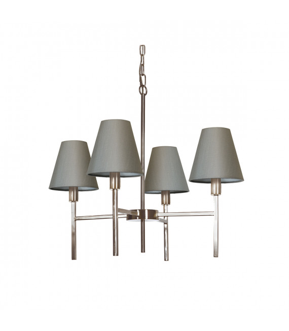 Chandelier Lucerne Nickel brossé 44