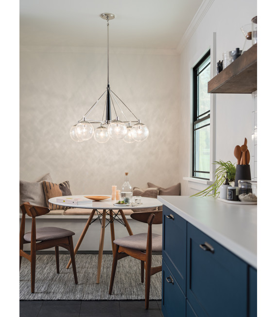 Chandelier Marilyn Nickel poli 87,6 Cm