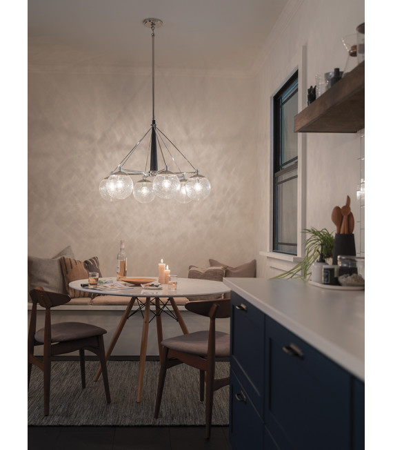 Chandelier Marilyn Nickel poli 87,6 Cm