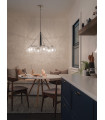 Chandelier Marilyn Nickel poli 87,6 Cm