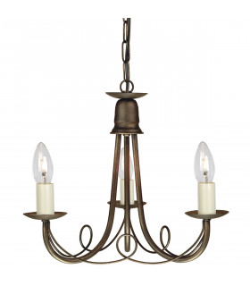Chandelier Minster Or noir 34